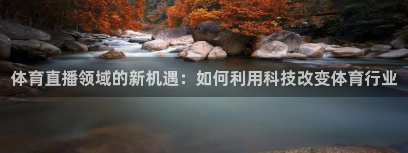 体育直播领域的新机遇：如何利用科技改变体育行业